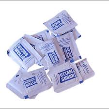 Sugar satchets white